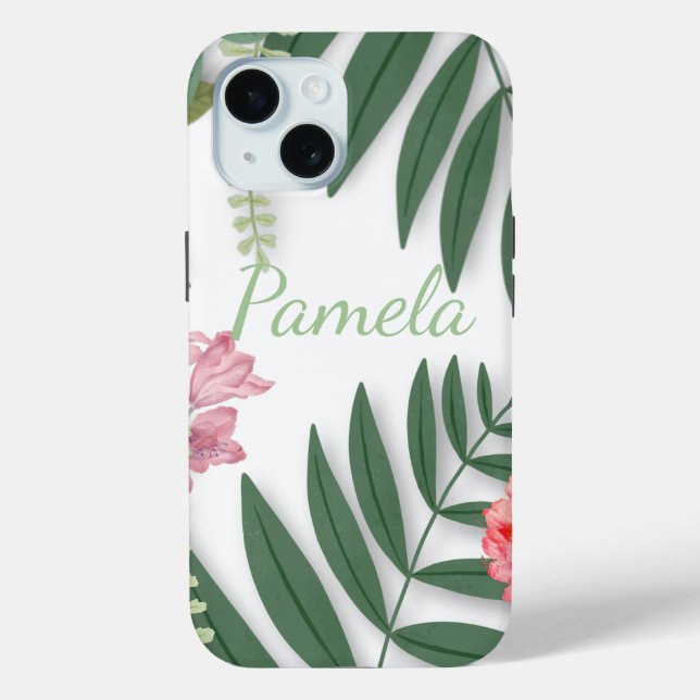 Coques Case-Mate iPhone Flore tropicale (Verso)