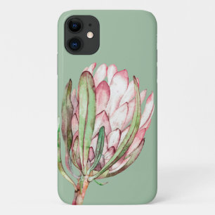 Case-Mate iPhone Case Flore tropicale de Protea sur la menthe