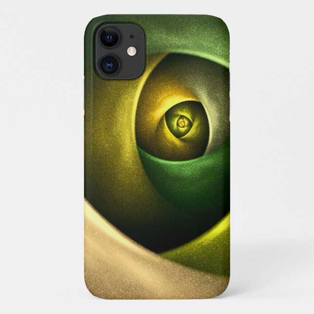 Coques Case-Mate iPhone Flore verte Florale moderne Art Abstrait Motif #23 (Dos)