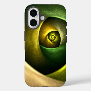 Coque Pour iPhone 16 Flore verte Florale moderne Art Abstrait Motif #23