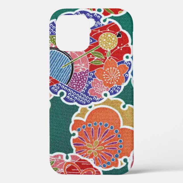 Coques Case-Mate iPhone Floret Motif, Design japonais (Verso)
