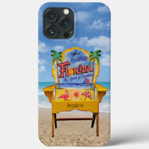 Case-Mate iPhone Case Florida Beach Chaise avec votre nom