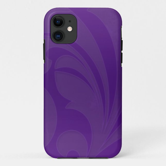 Coques Case-Mate iPhone Flourish pourpre lumineux (Dos)