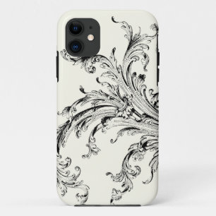 Coques Pour iPhone Flourish vintage graphique