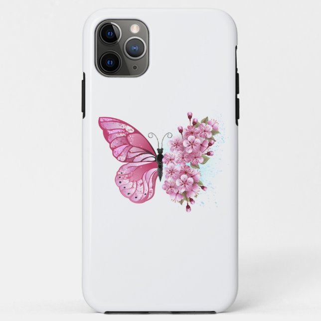 Coques Case-Mate iPhone Flower Butterfly (Dos)