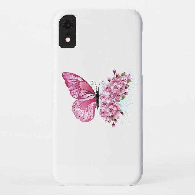 Coques Case-Mate iPhone Flower Butterfly (Dos)