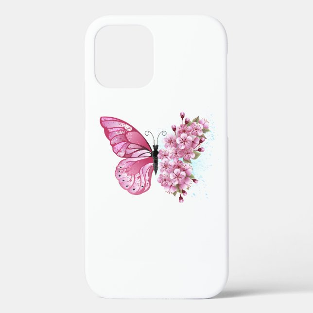 Coques Case-Mate iPhone Flower Butterfly (Verso)