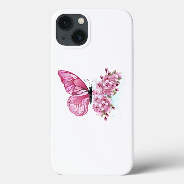 Coques Case-Mate iPhone Flower Butterfly (Verso)