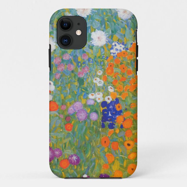 Coques Case-Mate iPhone Flower Garden by Gustav Klimt (Dos)