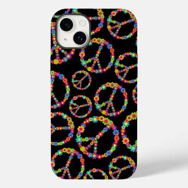 Coques Case-Mate iPhone Flower Power Daisy Peace (Verso)
