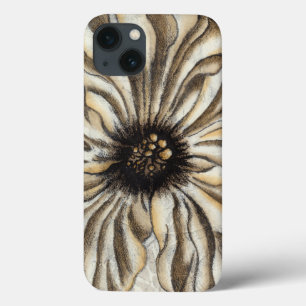 iPhone 13 Case Flowerhead Fresco sur Tan Arrière - plan