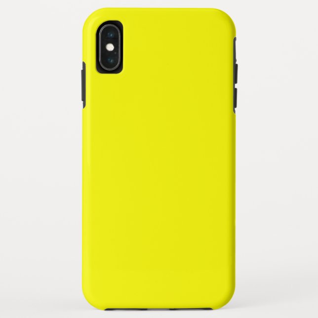 Coques Case-Mate iPhone Fluo jaune vibre délice Prêt à Customiser (Dos)