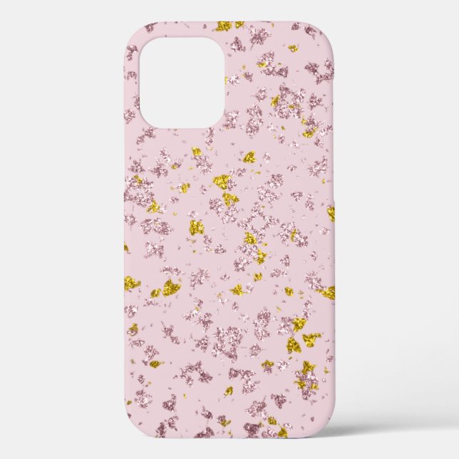 Coques Case-Mate iPhone Flush et Gold Parties scintillant Flakes (Verso)