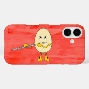 Coque Pour iPhone 16 Flûte Jouer Egghead