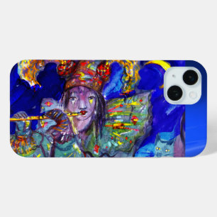 Coque Case-Mate iPhone FLUTISTE EN BLEU / Soirée Carnaval vénitien