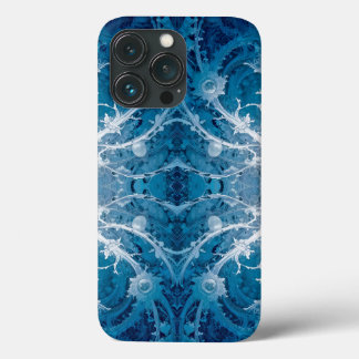 Case-Mate iPhone Case Flux cosmique sacré - Symétrie argent bleu