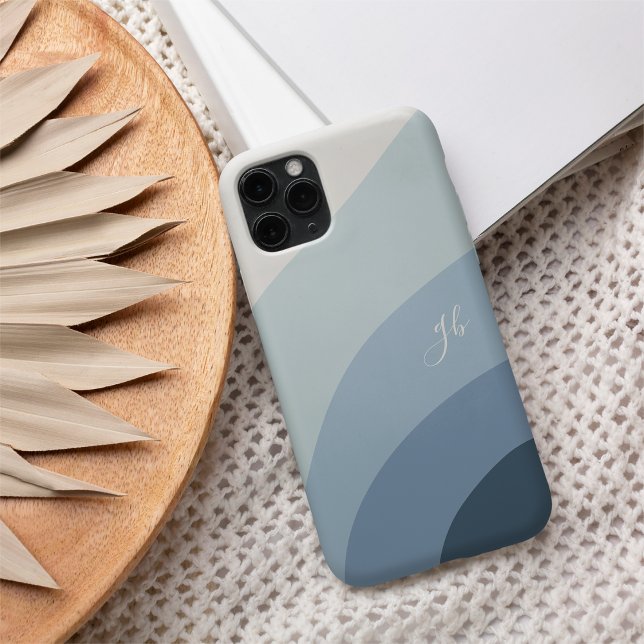 Coques Case-Mate iPhone Flux de couleurs bleu foncé (Créateur téléchargé)