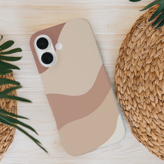 Coques Case-Mate iPhone Flux de couleurs Boho en terre cuite claire (Créateur téléchargé)