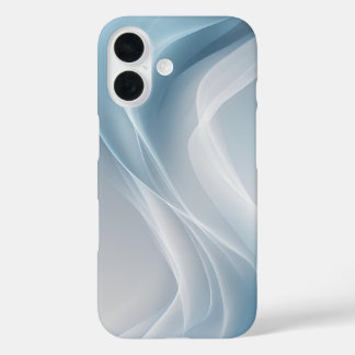 Coque Pour iPhone 16 🎨 "Flux esthétique de fumée"