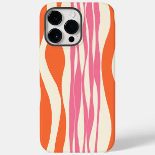 Coque Case-Mate iPhone Flux et Reflux - Rose, Orange et Crème 