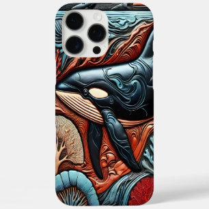 Coque iPhone 16 Pro Max Flux océanique : Majestic Whales Gliding