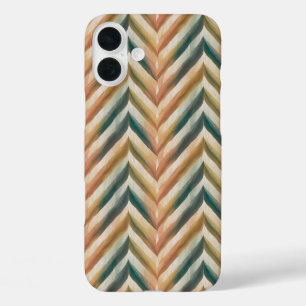 Coque Pour iPhone 16 Plus "Flux Serene Pastel Chevron"