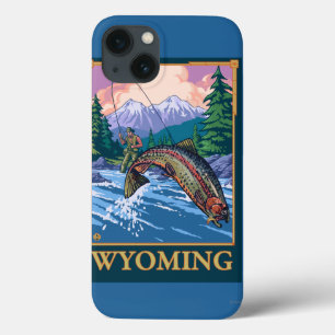 Etui iPhone Case-Mate Fly Fishing Scene - Wyoming
