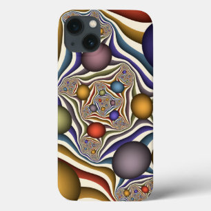 Etui iPhone Case-Mate Flying Up, Colorful, Modern, Art Fractal Abstrait