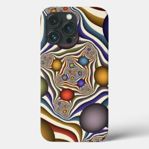 Case-Mate iPhone Case Flying Up Colorful Moderne Art Fractal Abstrait