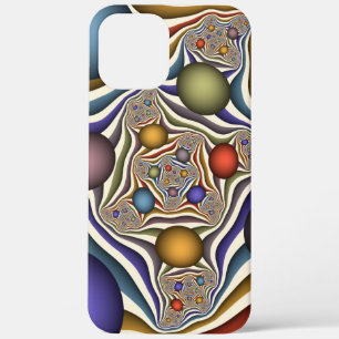 Case-Mate iPhone Case Flying Up Colorful Moderne Art Fractal Abstrait