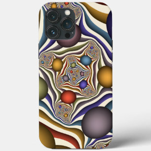 Case-Mate iPhone Case Flying Up Colorful Moderne Art Fractal Abstrait