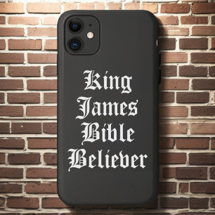 Case-Mate iPhone Case Foi chrétienne King James Bible Belith Black