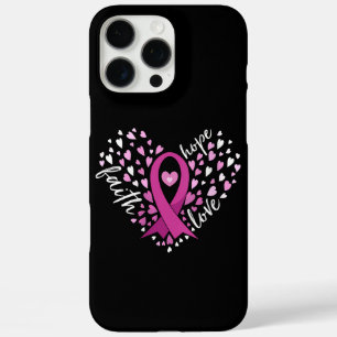 Coque iPhone 16 Pro Max Foi Foi Espoir Amour Breast Cancer Sensibilisation