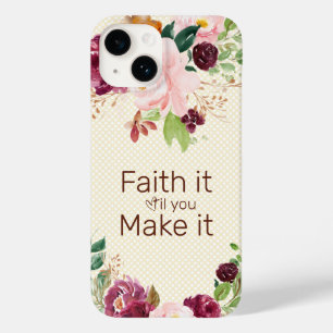 Coque Case-Mate iPhone Foi Jusqu'À Ce Que Vous Le Faisiez Rose Aquarelle