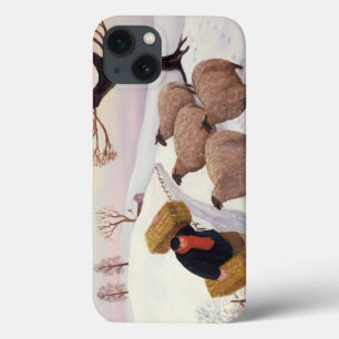 Etui iPhone Case-Mate Foin de transport aux moutons en hiver
