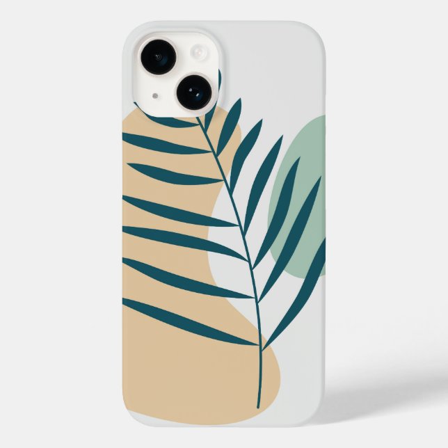Coques Case-Mate iPhone Foliage avec forme abstraite (Verso)