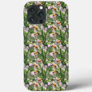Case-Mate iPhone Case Foliage de la Jungle d'oiseaux tropicaux exotiques