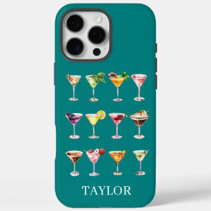 Coque iPhone 16 Pro Max Folie Martini Monogrammée