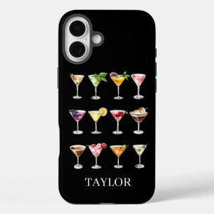 Coque Pour iPhone 16 Plus Folie Martini Monogrammée
