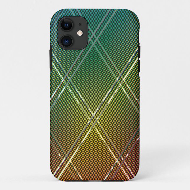Coques Case-Mate iPhone Fond à rayures diagonales 11 (Dos)