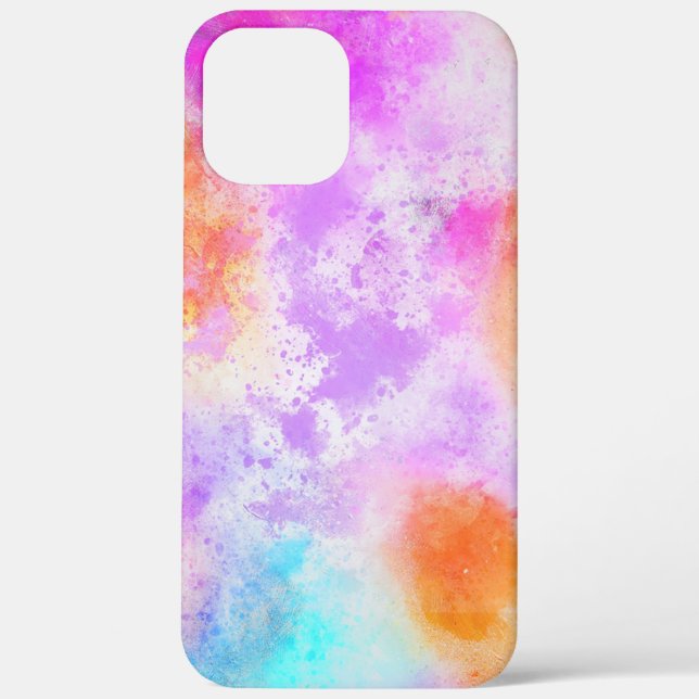 Coques Case-Mate iPhone Fond-art-abstrait-aquarelle (Verso)