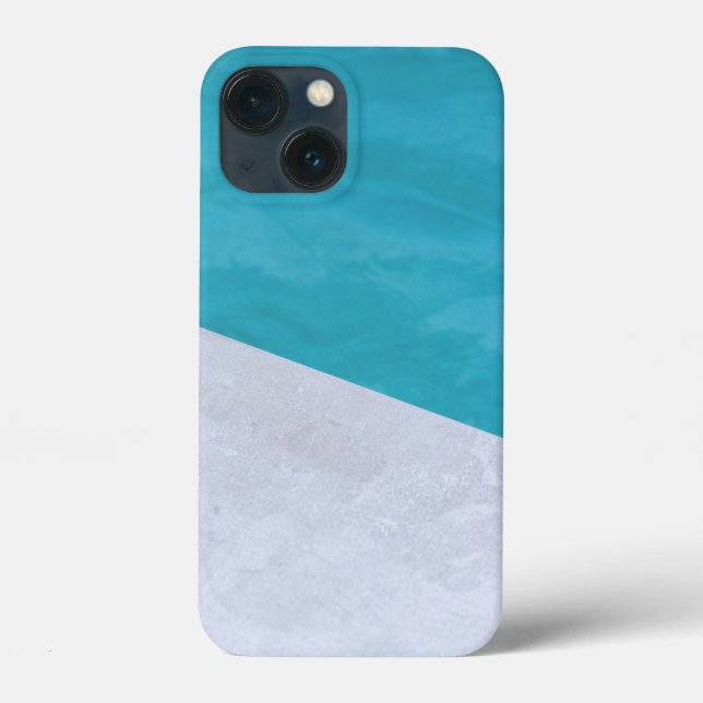 Coques Case-Mate iPhone Fond de couleur bleu gratuit (Verso)