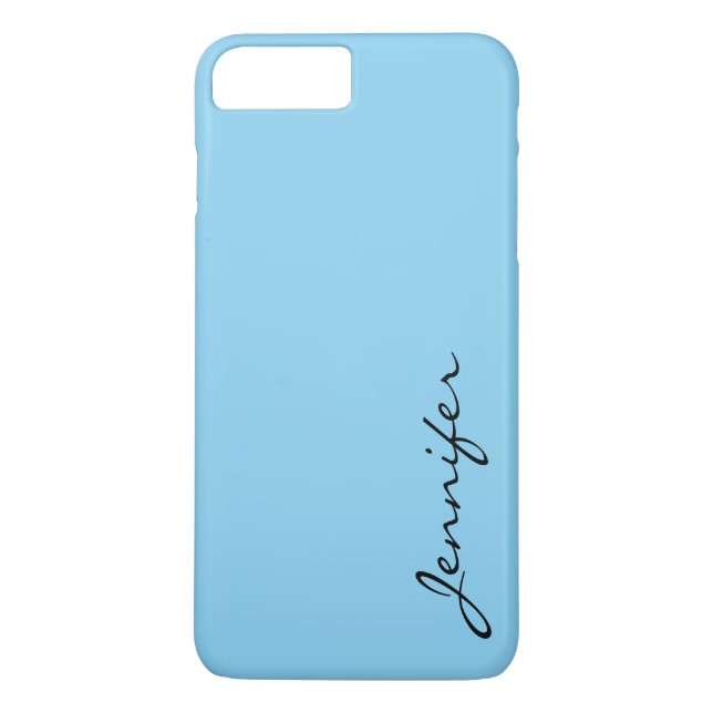 Coques Case-Mate iPhone fond de couleur Blizzard Blue (Dos)