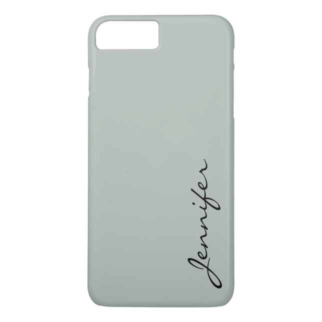 Coques Case-Mate iPhone Fond de couleur gris cendré (Dos)
