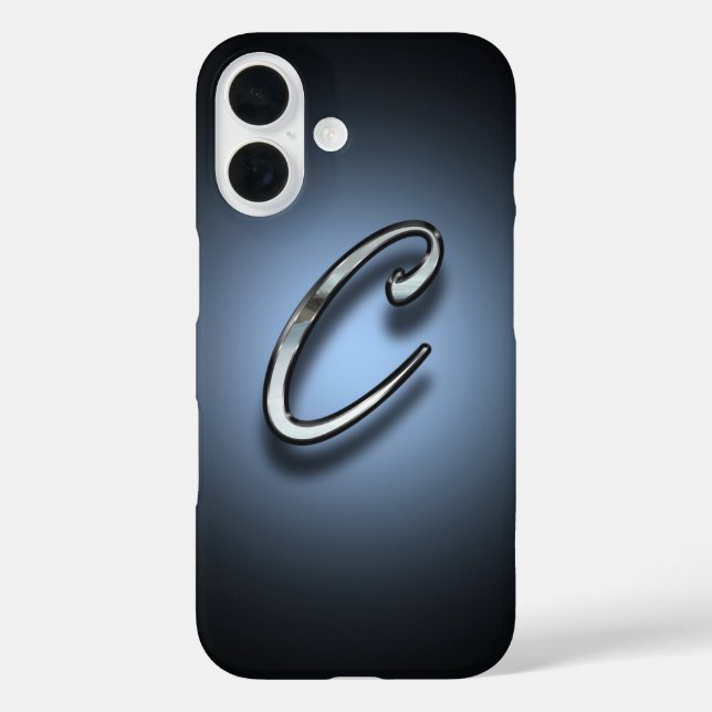 Coques Case-Mate iPhone Fond de projecteur de monogramme (Verso)