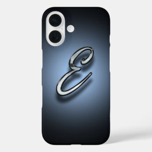 Coque Pour iPhone 16 Fond de projecteur Monogramme E