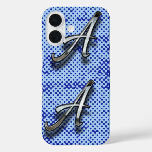 Coque Pour iPhone 16 Fond de ton d'écran Monogramme