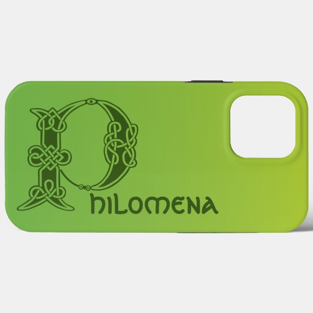 Coques Case-Mate iPhone Fond décoratif du 16e siècle Celtic (Verso (horizontal))