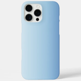 Coque iPhone 16 Pro Max Fond dégradé bleu minimal