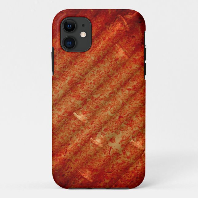 Coques Case-Mate iPhone Fond grunge rouge (Dos)